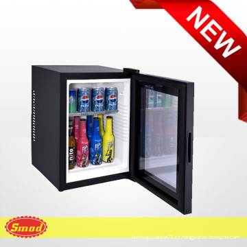 Puerta de vidrio Mini refrigerador de bebidas